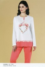 Pajamas Seraph A Long Sleeve Long Trousers Cotton Jersey Linclalor 71183 - £30.04 GBP