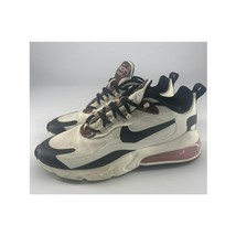 Nike Air Max 270 React Shoes Womens Size 8.5 Cream Black Sneakers Athletic - £31.19 GBP