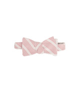 ALEXIS MABILLE Mens Bow Tie Striped Classic Stylish Elegant Pink  MADE I... - £152.53 GBP