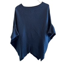 Vince Sweater 100% Cashmere Batwing Slouchy Blue Pullover Size Small - £28.06 GBP