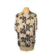 Zara Mens XL Button Up Shirt Floral Regular Fit Tropical Resort Wear Vac... - $17.17