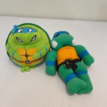 VTG 1989 Teenage Mutant Ninja Turtle Leonardo Plush TMNT Ornament Ballz LOT - £23.54 GBP