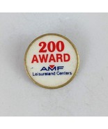 Vintage 200 Award AMF Leisureland Centers Lapel Hat Pin - $8.25