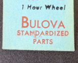 NOS Genuine BULOVA Cal. 10BZ WATCH HOUR WHEEL - HT 1.75 - PART# 7 - $14.84
