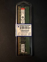 Kingston 8GB DDR4-21300 PC4 2666 Ecc Udimm Memory Module KSM26ES8/8HD - £23.25 GBP