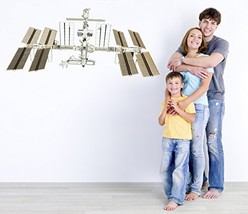 The International Space Station - Wall Decal - 43&quot; wide x 20&quot; tall - £34.73 GBP