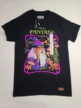 Steven Rhodes T-Shirt Mens M “Off In Fantasy Land” Wizard Mushroom Pipe ... - $21.66