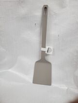 2- 13" Room Essentials Solid Turner Spatula Gray 3.25" Wide Dishwasher Safe image 2