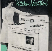 1949 Caloric Automatic Gas Range Stove Advertisement Kitchen Appliances DWQQ17 - £15.77 GBP