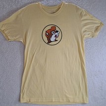 Buc-ees Womens Tshirt Sz Medium &quot; Greetings From Florida &quot; Yellow - £13.65 GBP