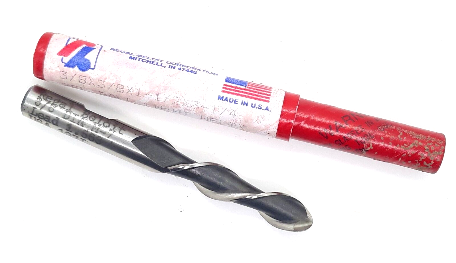 Regal Beloit 2 Flute HSS 3/8&quot; Ball End Mill 3/8&quot; Shank Loc 1 1/2&quot; L.H. H... - $8.99