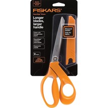 Fiskars Crafts 8190 RazorEdge Fabric Shears, 9-Inch,Orange - £31.46 GBP