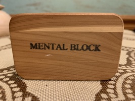 Wood Mental Block - $2.99