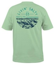 Mens Salt Life Fish Tropics Circle Graphic Pocket T-Shirt - Large - NWT - £14.94 GBP