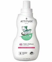 NEW ATTITUDE Nature +, Fabric Softener Fragrance Free Hypoallergenic 33.8 fl oz - £14.89 GBP