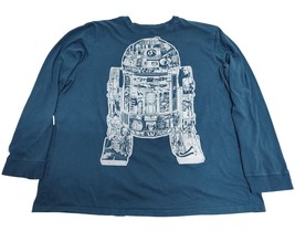 Mad Engine Mens 2XL Star Wars R2-D2 Blue Graphic Long Sleeve T-Shirt - £11.47 GBP