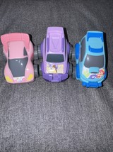 Disney Princess Racing Pull Back Race Action Car Figure Gift Toy Lot of 3 - $11.88