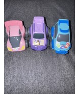 Disney Princess Racing Pull Back Race Action Car Figure Gift Toy Lot of 3 - $11.88