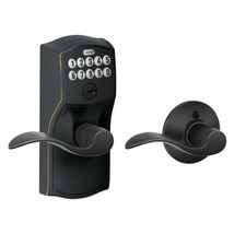 Keypad Entry Door Lock Keyless Security Code Auto Lock Hadle Set Home Garage New - £91.91 GBP