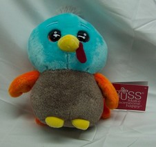 Russ Li&#39;l Peepers Cute Soft Hickory The Turkey 8&quot; Plush Stuffed Animal Toy New - £15.82 GBP