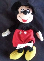 Cute Walt Disney Original Stuffed Beanie Toy – Mickey – COLLECTIBLE Disn... - £15.56 GBP