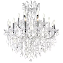 Maria Theresa 19 Light up Chandelier with Chrome Finish - £1,751.70 GBP