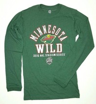 Minnesota Wild Men's Long Sleeve Tee Green Choose Size -E - $279.65 MXN