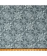 Fleece Geometric Pattern Grayce Grey Gray WinterFleece Fabric Print BTY ... - $13.97