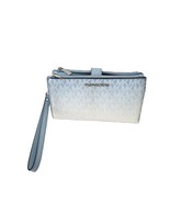 Michael Kors Jet Set Travel Large Double Zip Wristlet Clutch MK Ombre Li... - $1,239.43 MXN