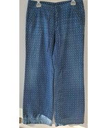 CITIZENS OF HUMANITY DIAMOND PRINT DRAWSTRING WIDE-LEG JEANS 28 - £55.94 GBP