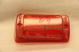 1969 Renault Red Side Marker Light Lens SEIMA 2081RD SAEP169 5209 Made in France - $29.10