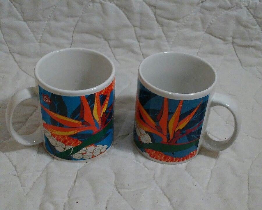 (K31) 1999 Hilo Hattie Hawaii Paradise Island Heritage Mugs - Store of Hawaii  - $27.97