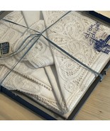 Brussells Belgium Lace Diane Dergent  Table Cloth  34&quot; X 34&quot; + 4 Napkins... - €68,07 EUR
