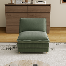 Deep Seat Green Modular L-Shape Sectional - $229.99
