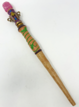 Working Magiquest Game Wand Vellara Vines Pink Majestic Gem Topper Crystal - $22.99