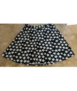 Tripp Nyc Suspender Skirt Womens 4th of July Black/White Star Daang Good... - $19.79