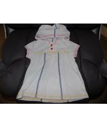 Hanna Andersson Terry Cloth Hooded Swim Suit Cover Up White Size 70 Girl... - €23,79 EUR