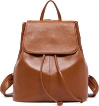 Genuine Leather Backpack Purse for Women Convertible Crossbody Duffle Sa... - $67.00