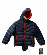 Weatherproof 32 Degrees Boys Youth Packable Hooded Down Jacket, Insignia Blue, 4 - £27.90 GBP