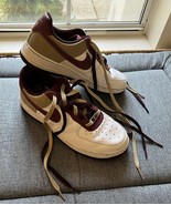 Nike Air Force 1 &#39;82 Hawaii Lotus Flower Gold Maroon AF1 Size 9.5 Floral - $1,001.32 MXN