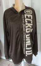 ECKO UNLTD brown full zippered Jacket size XL - £11.47 GBP