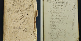 1846 antique HOWER STORE LEDGER wayne co burbank oh 386pg handwritten ha... - £385.99 GBP