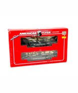 New American Flyer Trains US Army Flat Car &amp; Tanks Set 6-48507 S Gauge R... - $98.99
