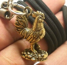 Collier avec pendentif en corde, coq de poulet magique, porte-bonheur,... - £21.53 GBP