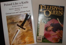 24 stories mystery romance intrigue Poised Like a Knife book + Ellery Queen Mag - £8.71 GBP