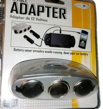 Custom Accessories, Inc. 12 Volt Adapter 3 Ports, 1 is for Cigarette Lig... - $12.18
