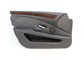 BMW E60 5-Series Black Left Front Drivers Door Panel Trim Card E61 2008-... - $193.05