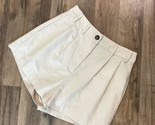 Mittoshop Women&#39;s Pleateds Shorts Sand White - $46.28 CAD