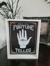 Halloween Fortune Teller Palmistry Wall Sign Prop Tabletop Decor 10&quot; x 7... - £15.63 GBP