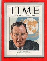 Time Magazine 1946 Nov 25 U.N.&#39;s Trygve Lie - £21.22 GBP